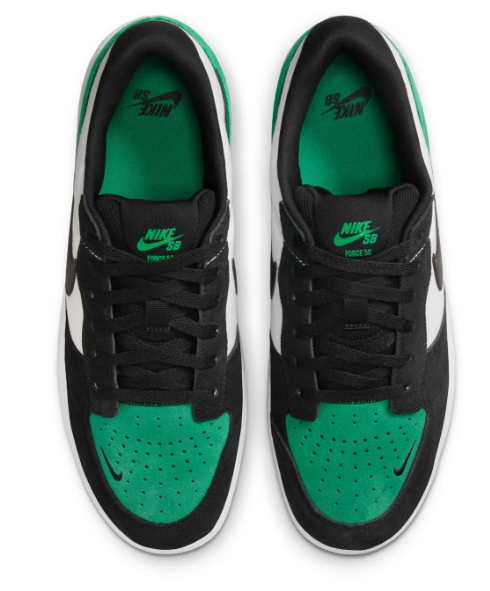 Nike SB Force 58 'White / Black / Stadium Green'