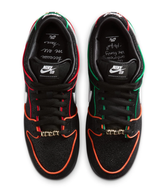 Nike SB Dunk Low Pro QS Black / White / Challenge Red – HV1664-001