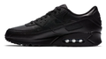 Nike Air Max 90 LTR Men's Leather Sneakers – Triple Black