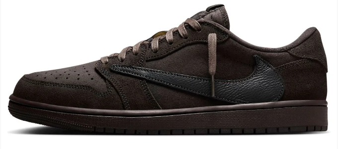 Air Jordan 1 Retro Low OG x Travis Scott 'Velvet Brown' (DM7866-202)