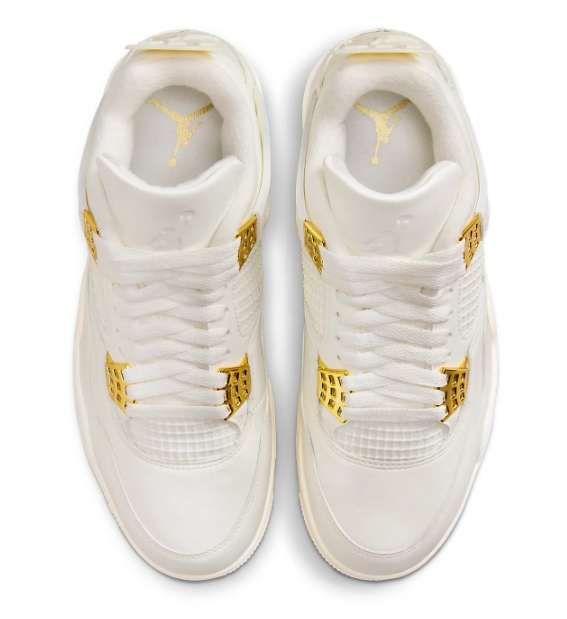 Air Jordan 4 Retro 'Metallic Gold' (WMNS) – AQ9129-170