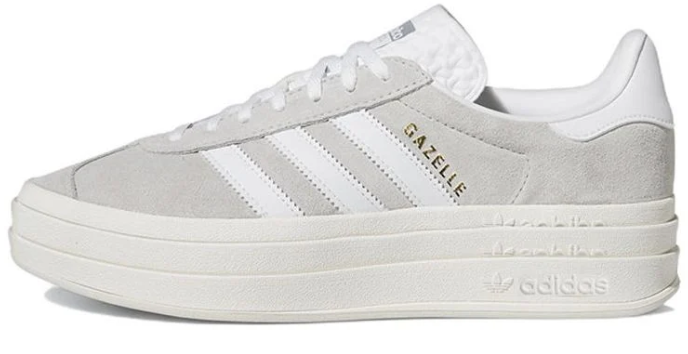 adidas Gazelle Bold 'Grey White' Women's HQ6893
