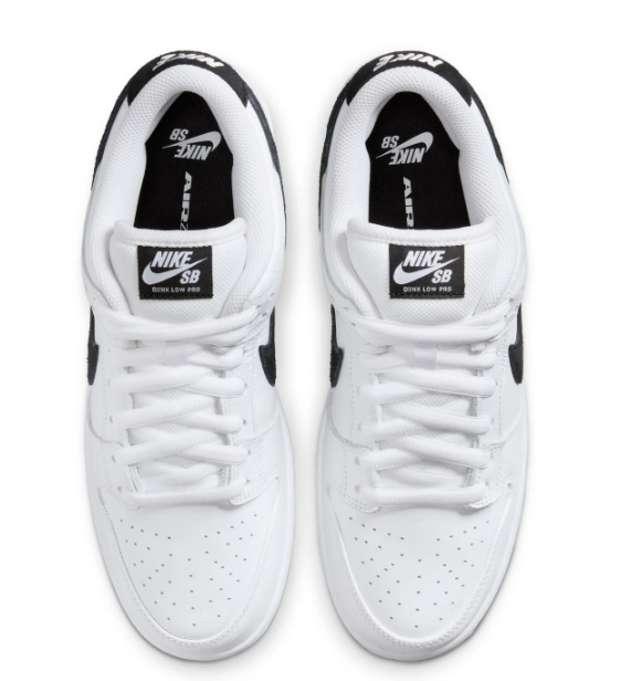 Nike SB Dunk Low Pro White / Black / White