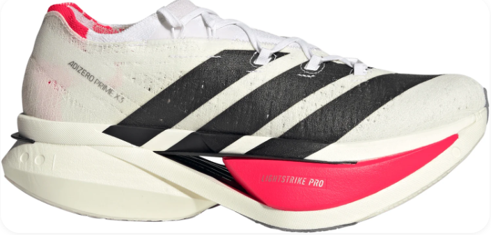 adidas Adizero Prime X 3 Strung 'White / Lucid Red'