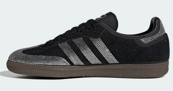 adidas Samba OG 'Black / Silver Rhinestone' Women's